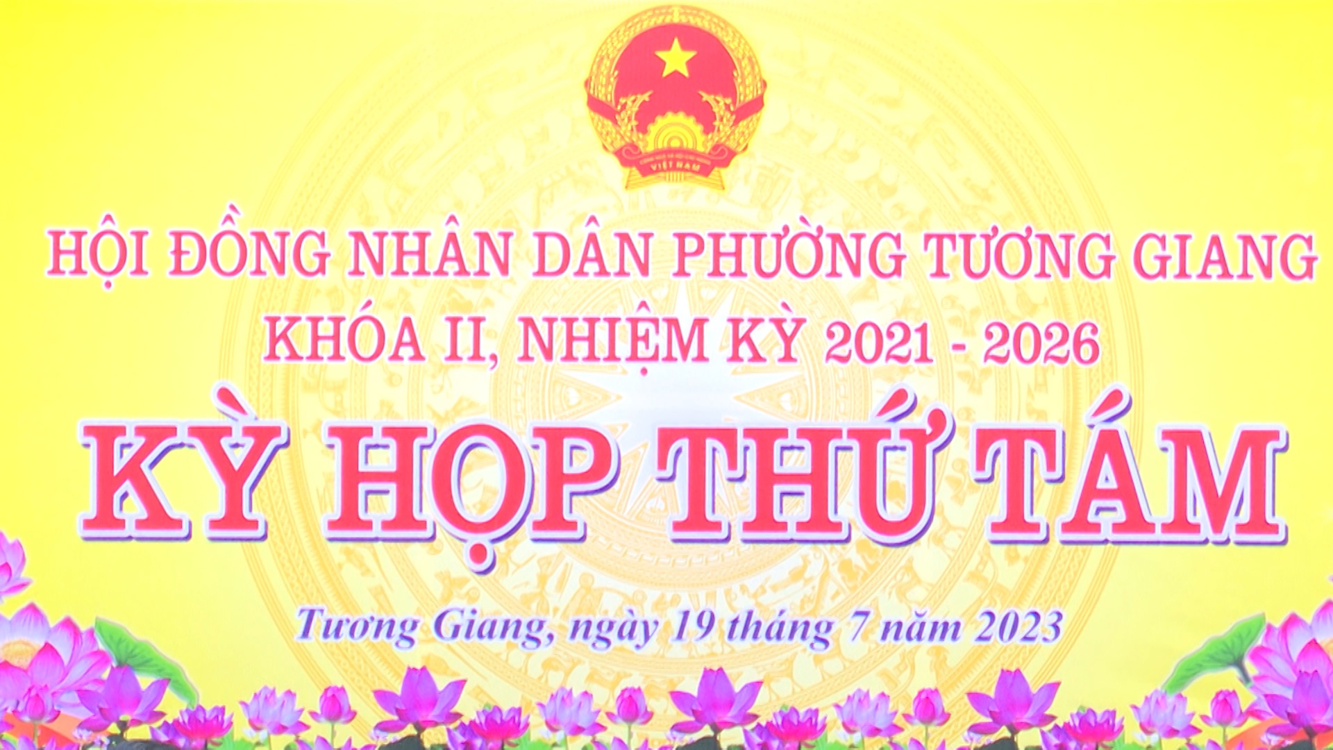 HĐND phường Tương Giang tổ chức kỳ họp thường lệ giữa năm 2023
