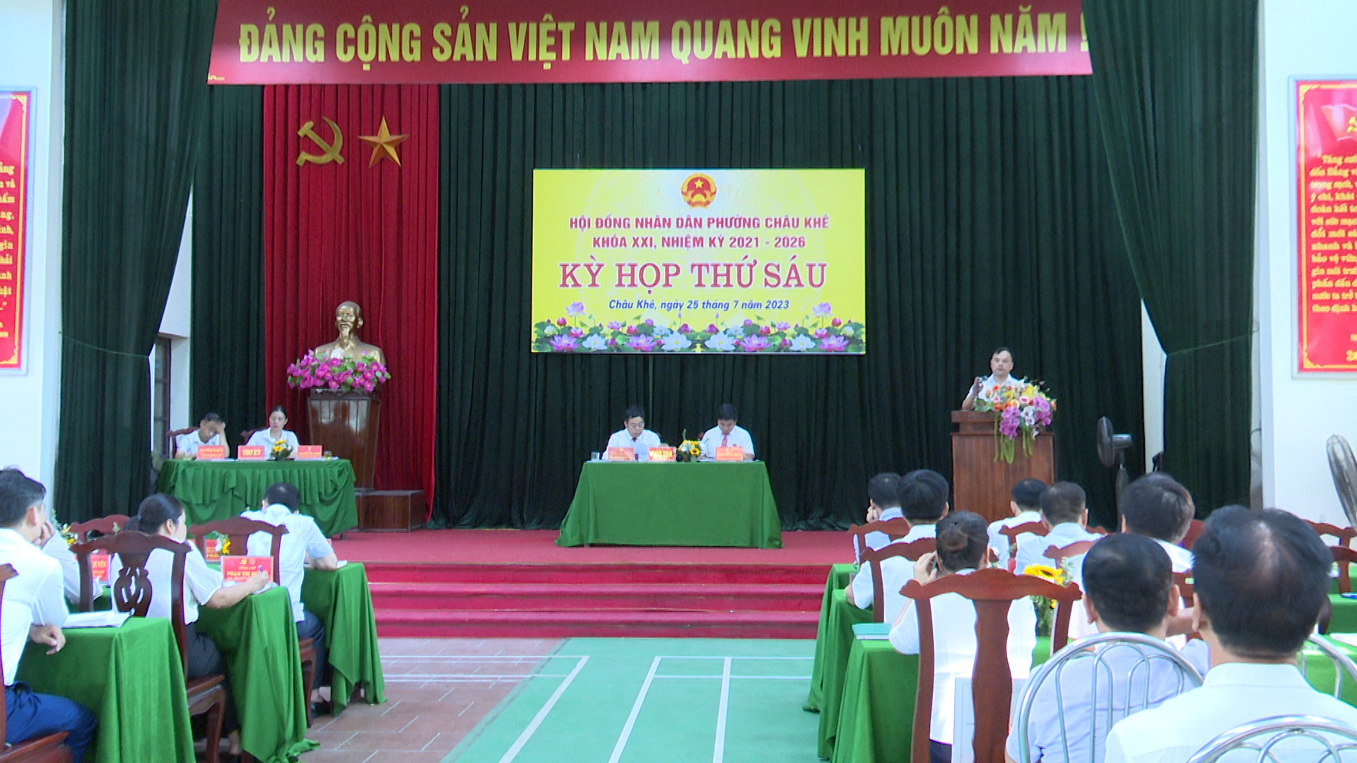 HĐND phường Châu Khê khóa XXI tổ chức kỳ họp thứ 6