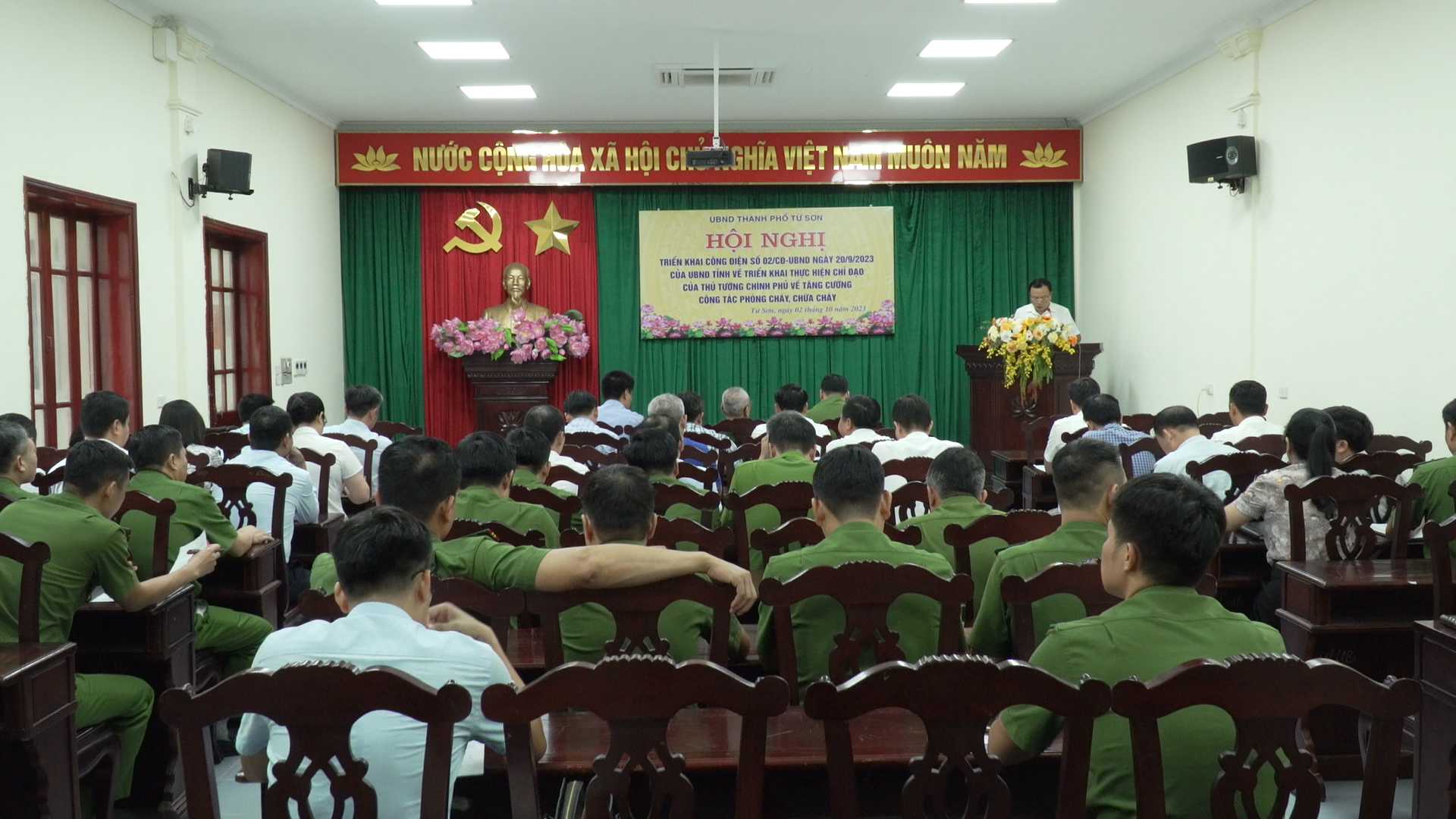 TP Từ Sơn triển khai công điện số 2 của UBND tỉnh Bắc Ninh về tăng cường công tác PCCC