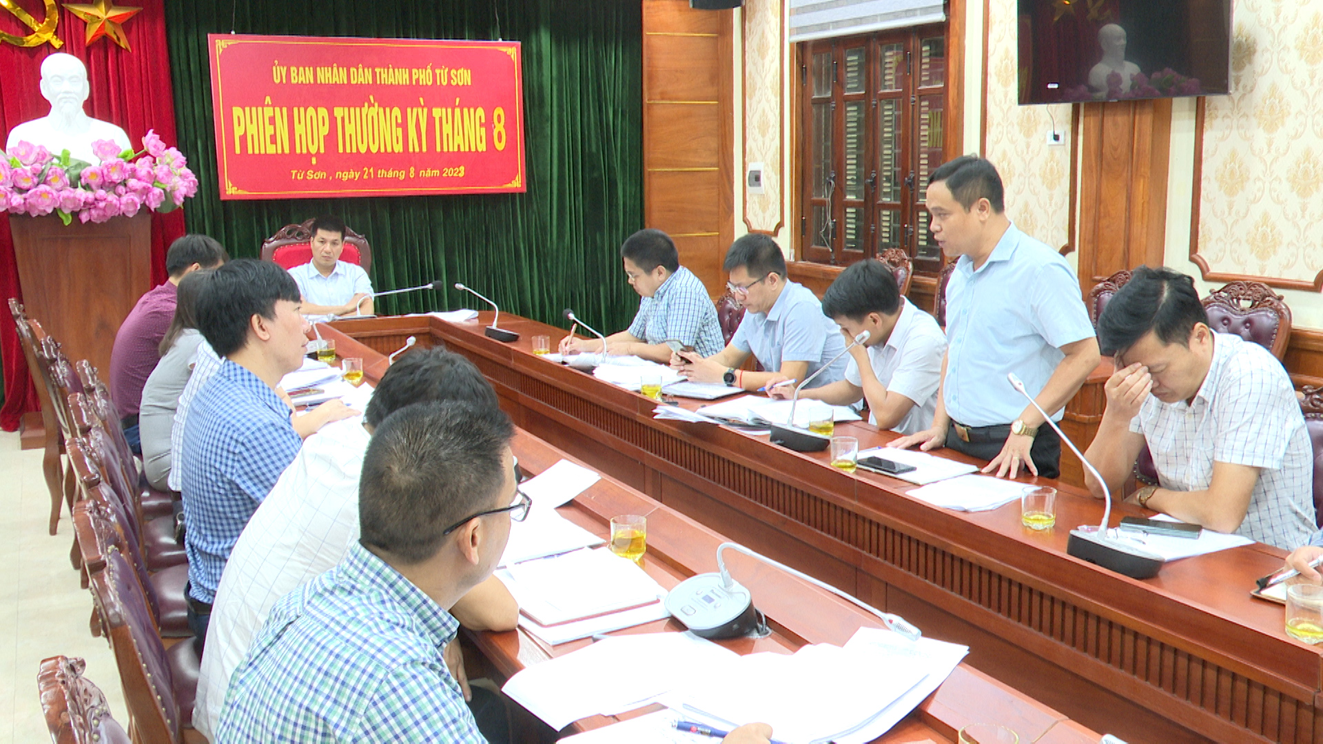 UBND Thành phố Từ Sơn làm việc với Công ty Cổ phần Châu Á- Thái Bình Dương về việc thực hiện kết luận số 15 của Thanh tra tỉnh