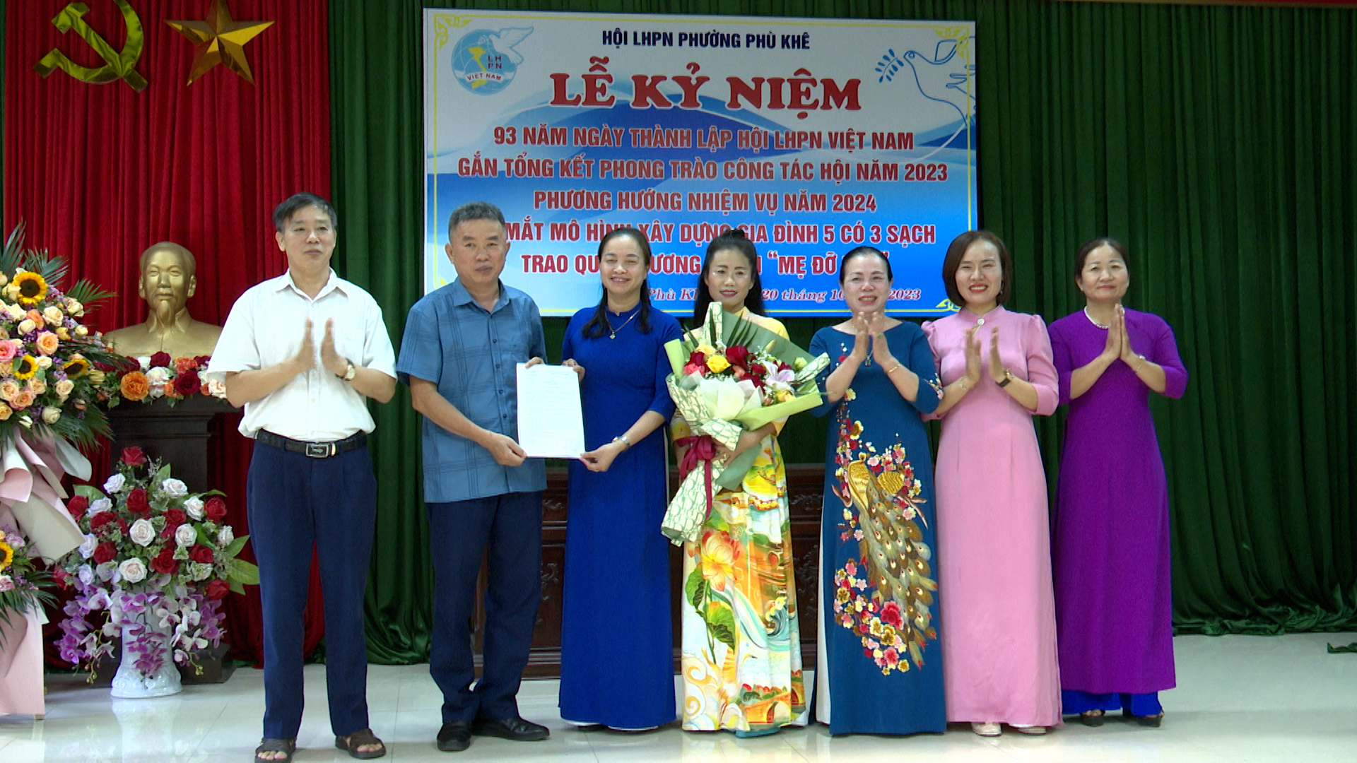 Phụ nữ Phù Khê kỷ niệm 93 năm thành lập Hội LHPN Việt Nam và tổng kết công tác hội năm 2023