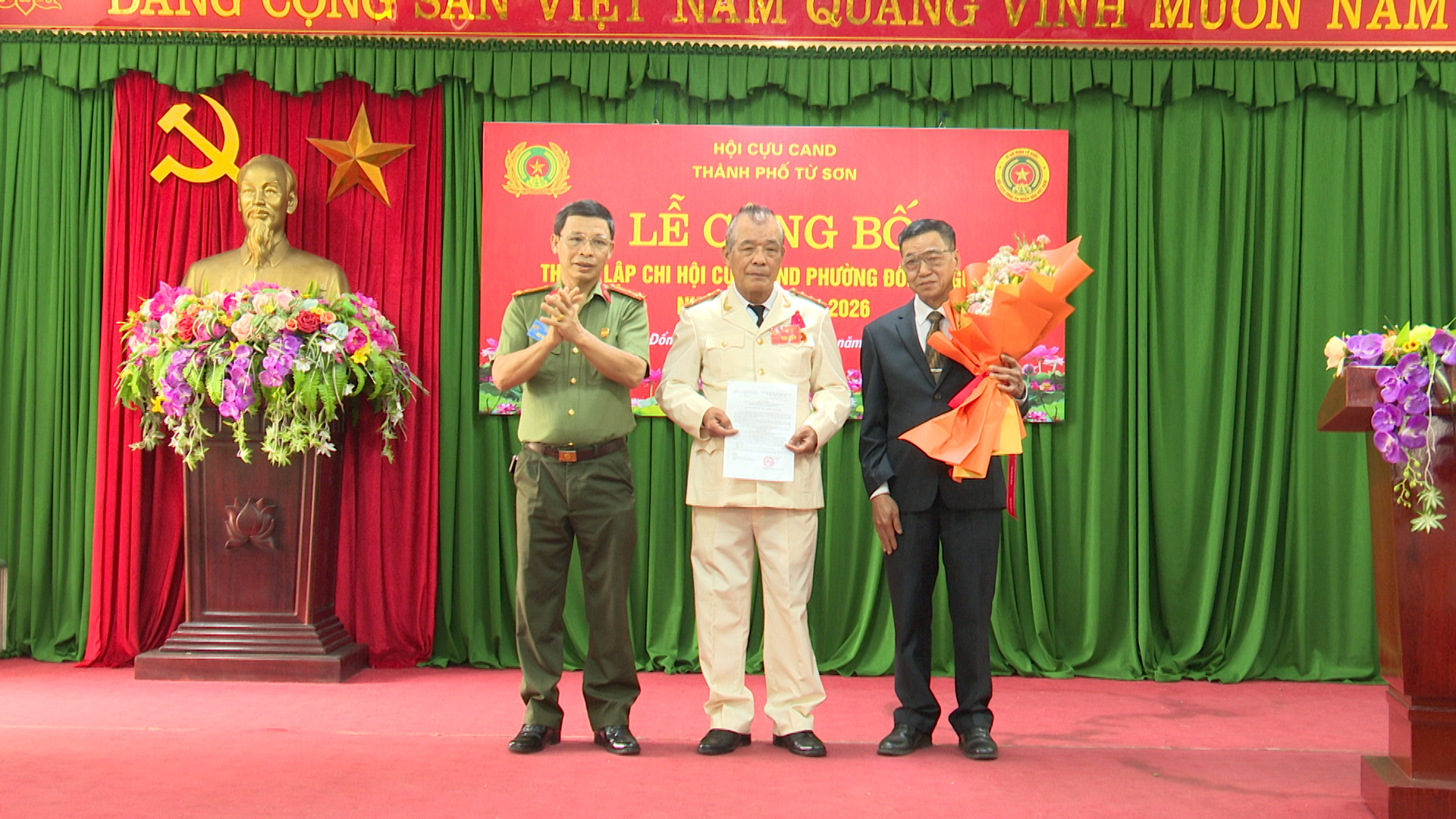 Thành lập Chi Hội Cựu CAND phường Đồng Nguyên, nhiệm kỳ 2024 - 2029