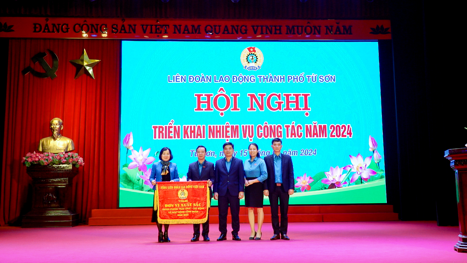 LĐLĐ thành phố Từ Sơn triển khai nhiệm vụ năm 2024.