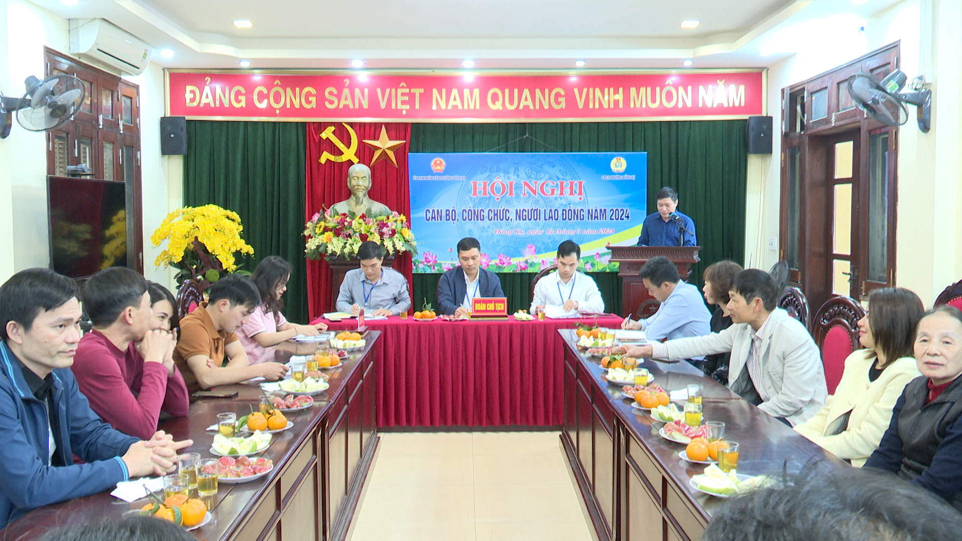 Công đoàn phường Đồng Kỵ tổ chức hội nghị cán bộ, công chức, người lao động năm 2024