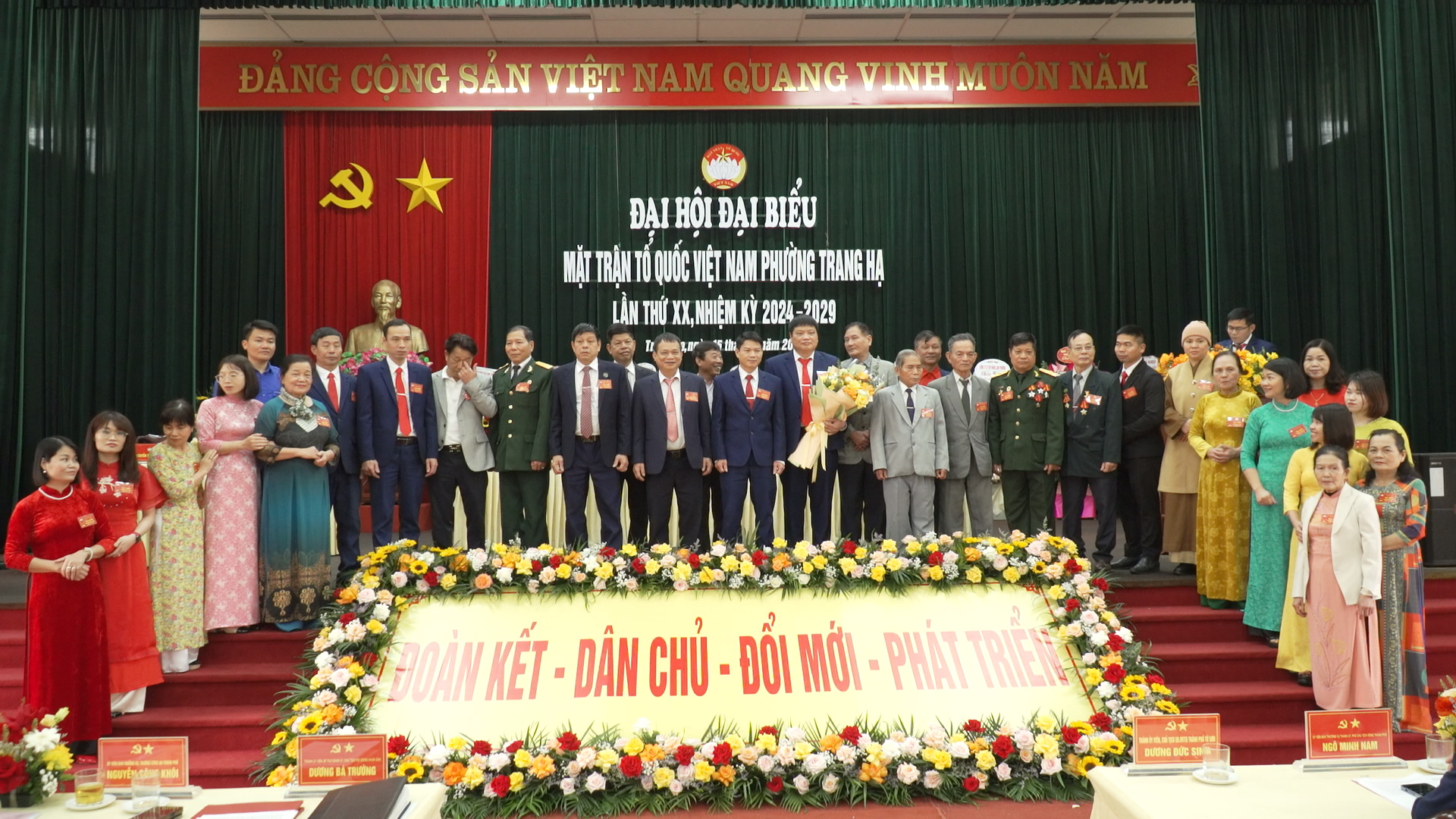 Đại hội Đại biểu MTTQ phường Trang Hạ, lần thứ XX, nhiệm kỳ 2024 - 2029
