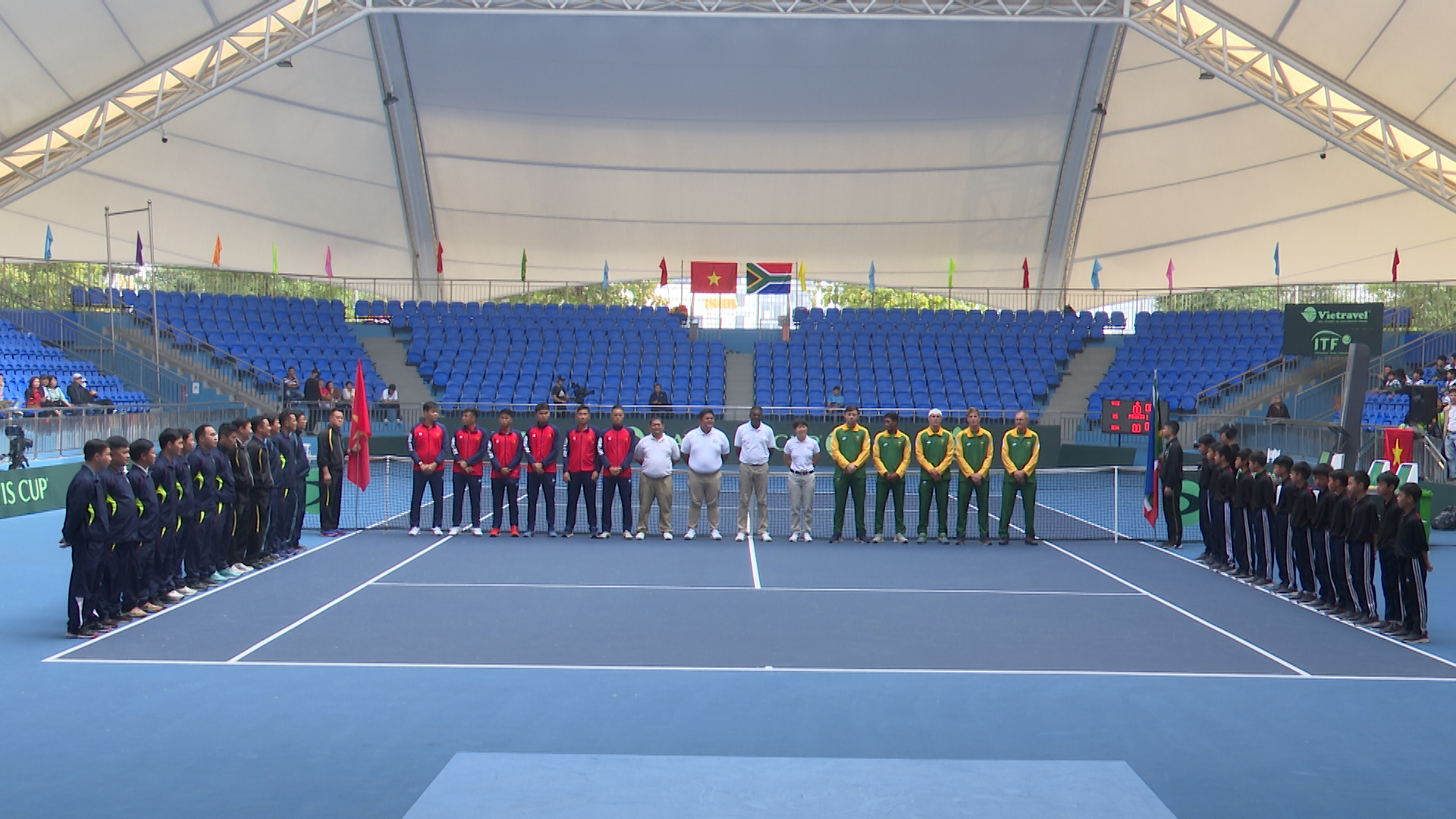Khai mạc giải quần vợt vô địch đồng đội nam Davis Cup đấu play-offs thăng hạng nhóm II thế giới