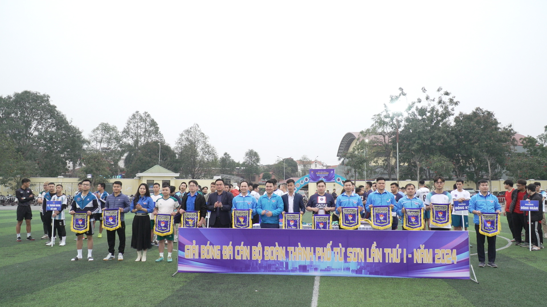 Giải bóng đá cán bộ Đoàn thành phố Từ Sơn năm 2024