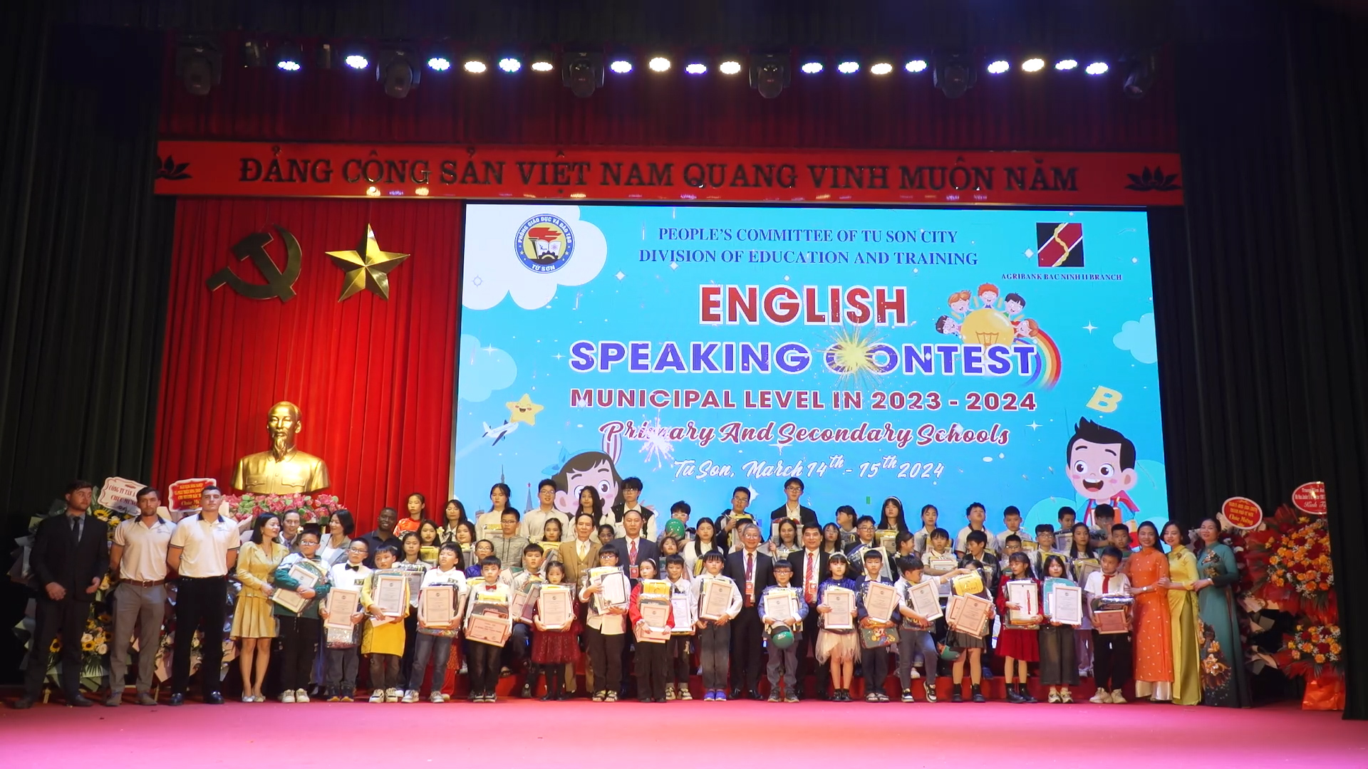 Từ Sơn tổ chức thành công Hội thi Nói giỏi Tiếng Anh cấp tiểu học và hùng biện tiếng Anh cấp THCS năm học 2023 - 2024