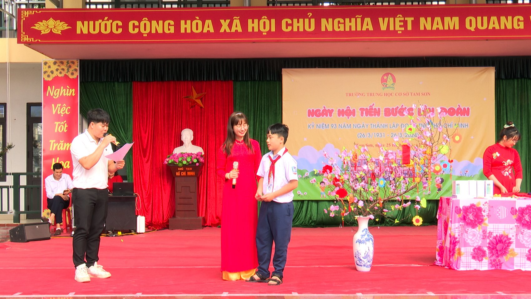 Trường THCS Tam Sơn tổ chức ngày hội Tiến bước lên Đoàn
