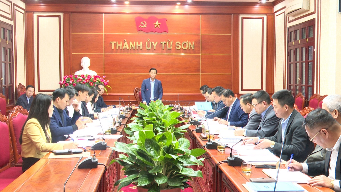 BTV Thành ủy duyệt Văn kiện Đại hội Đảng bộ phường Đông Ngàn, nhiệm kỳ 2025-2030