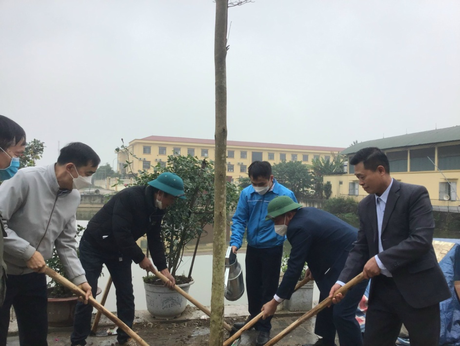 Tân Hồng tổ chức lễ phát động tết trồng cây xuân Nhân Dần 2022
